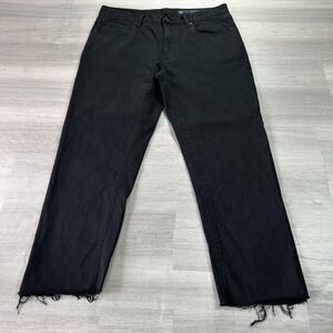 Roark Standard Slim Fit Jeans Mens 34x26 (34x32) Black HWY 133 Stretch Denim